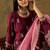 Women Floral Embroidered Regular Sequinned Kurta with Trousers & With Dupatta