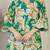 Floral Printed V-Neck Pure Cotton Straight Kurta With Trousers