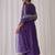 Ethnic Motifs Embroidered V-Neck Pure Cotton Kurta with Trousers & Dupatta
