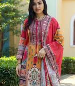 Women Ethnic Motifs Printed Kurta with Trousers & Dupatta