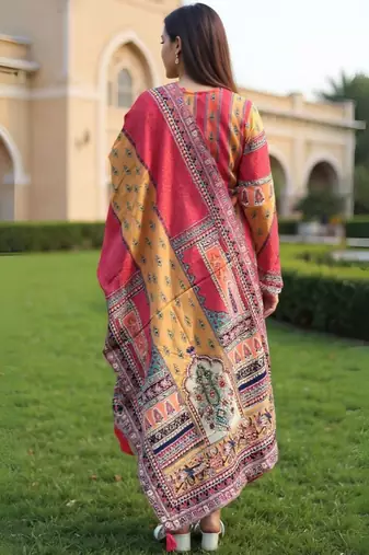 Women Ethnic Motifs Printed Kurta with Trousers & Dupatta