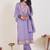 Floral Embroidered Thread Work Pure Cotton Straight Kurta With Trousers & Dupatta