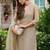 Floral Yoke Design Sequnnied Straight Kurta With Trousers & Dupatta