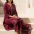 Women Ethnic Motifs Embroidered Regular Thread Work Pure Cotton Kurta with Trousers & With Dupatta