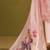 Floral Printed V Neck Linen Kurta With Trousers & Dupatta