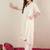 Women Ethnic Motifs Embroidered Regular Thread Work Pure Cotton Kurta with Trousers