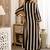 Women Striped Panelled Kurta with Trousers