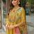 Women Floral Embroidered Regular Thread Work Kurta with Trousers & With Dupatta