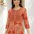 Women Printed Regular Mirror Work Pure Cotton Kurta with Trousers