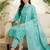 Women Floral Printed Regular Pure Cotton Kurta with Trousers & With Dupatta