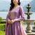 Women Floral Embroidered Panelled Thread Work Kurta with Trousers & With Dupatta