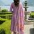 Women Floral Embroidered Panelled Thread Work Kurta with Trousers & With Dupatta