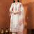 Women Floral Embroidered Regular Thread Work Kurta with Trousers & With Dupatta