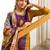 Women Ethnic Motifs Panelled Thread Work Kurta with Palazzos & With Dupatta