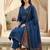 Women Ethnic Motifs Regular Thread Work Pure Cotton Kurta with Trousers & With Dupatta