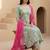 Women Floral Printed Regular Pure Cotton Kurta with Trousers & With Dupatta