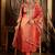 Women Ethnic Motifs Embroidered Regular Sequinned Liva Kurta with Trousers & With Dupatta