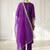 Women Floral Embroidered Regular Thread Work Liva Kurta with Trousers & With Dupatta