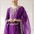 Women Floral Embroidered Regular Thread Work Liva Kurta with Trousers & With Dupatta