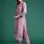 Women Floral Embroidered Regular Thread Work Linen Kurta with Trousers & With Dupatta