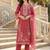 Women Floral Embroidered Regular Thread Work Kurta with Trousers & With Dupatta