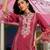Women Floral Embroidered Regular Thread Work Kurta with Trousers & With Dupatta