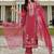 Women Floral Embroidered Regular Thread Work Kurta with Trousers & With Dupatta