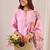 Women Floral Regular Thread Work Kurta with Trousers & With Dupatta