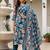 Women Floral Printed Regular Mirror Work Pure Cotton Kurta with Trousers & With Dupatta
