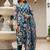 Women Floral Printed Regular Mirror Work Pure Cotton Kurta with Trousers & With Dupatta
