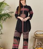 Women Ethnic Motifs Regular A-Line Pure Cotton Kurta with Palazzos Kurta Sets