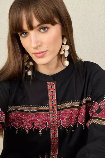 Women Ethnic Motifs Regular A-Line Pure Cotton Kurta with Palazzos Kurta Sets