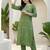 Women Floral Embroidered Regular Thread Work Kurta with Trousers