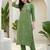 Women Floral Embroidered Regular Thread Work Kurta with Trousers