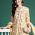 Floral Printed Thread Work Pure Cotton Kurta with Trousers & Dupatta