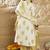 Floral Printed Pleated Beads and Stones Pure Cotton Kurta with Trousers & Dupatta