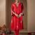 Women Ethnic Motifs Embroidered Regular Sequinned Kurta with Trousers