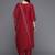 Women Floral Yoke Design Regular Kurta with Trousers & With Dupatta