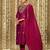 Ethnic Motifs Embroidered Zari Straight Kurta With Trousers & Dupatta