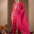 Women Ethnic Motifs Embroidered Regular Sequinned Kurta with Trousers & With Dupatta
