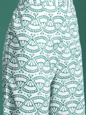 Floral Printed Pure Cotton Kurta with Trousers & With Dupatta 3