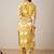 Ethnic Motifs Printed Mandarin Collar Straight Kurta With Palazzo
