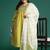 Plus Size Embroidered A-Line Kurta Trousers With Dupatta Set