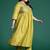 Plus Size Embroidered A-Line Kurta Trousers With Dupatta Set
