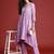 Women Floral Printed Empire Gotta Patti Pure Cotton Kurta with Trousers
