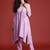 Women Floral Printed Empire Gotta Patti Pure Cotton Kurta with Trousers