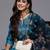 Women Floral Embroidered Regular Thread Work Kurta with Trousers & With Dupatta