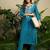 Women Ethnic Motifs Embroidered Thread Work Straight Kurta With Trousers