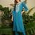 Women Ethnic Motifs Embroidered Thread Work Straight Kurta With Trousers