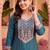 Women Ethnic Motifs Embroidered Regular Thread Work Liva Kurta with Trousers